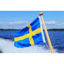 Flagga Sverige 120cm (båt)