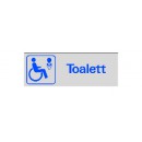 Skylt Toalett Handikapp 