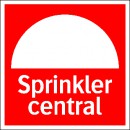 Skylt Sprinklercentral 