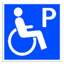 Skylt Handikapp Parkering 